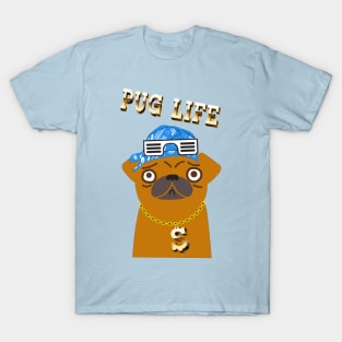 Pug Life Cute Pugs Dog T-Shirt